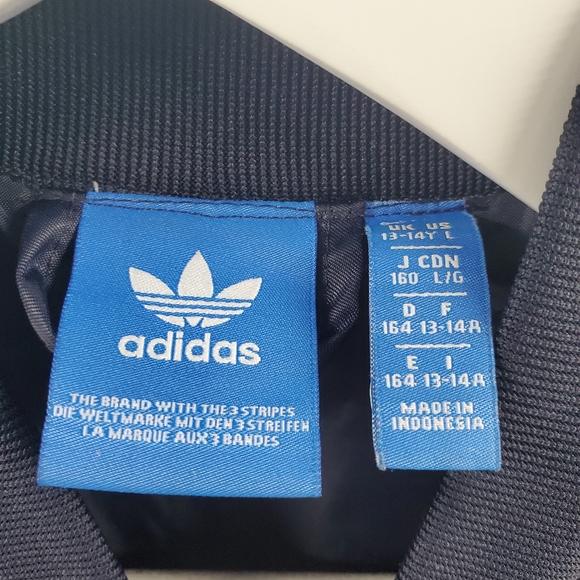 Adidas Originals J Rose Track Bomber Jacket Floral Logo Multicolor Full Zip Boho - Picture 6 of 6